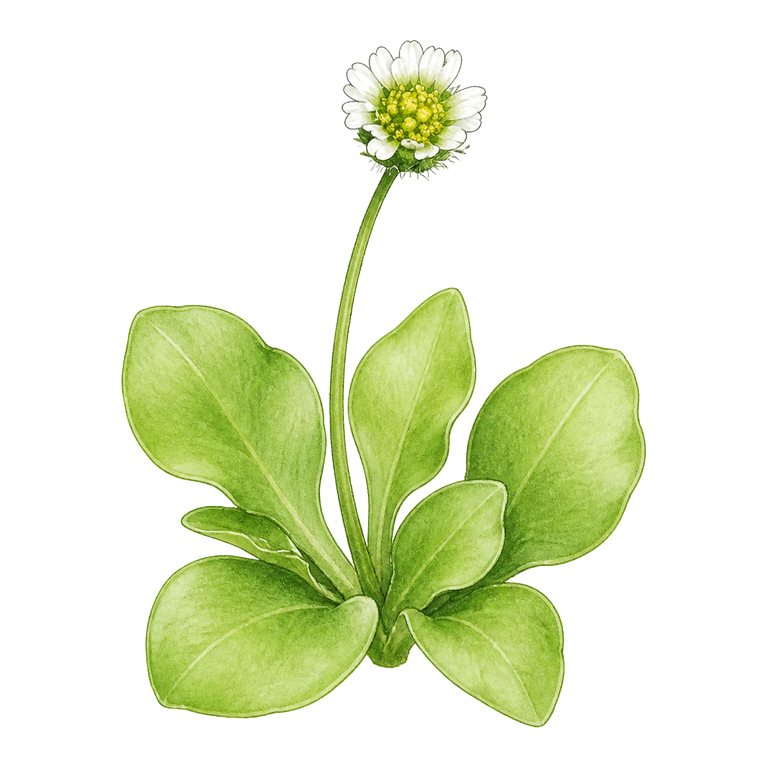 Illustration of a single Azores endemic — Bellis azorica (Bellis azorica) for the Azores species directory