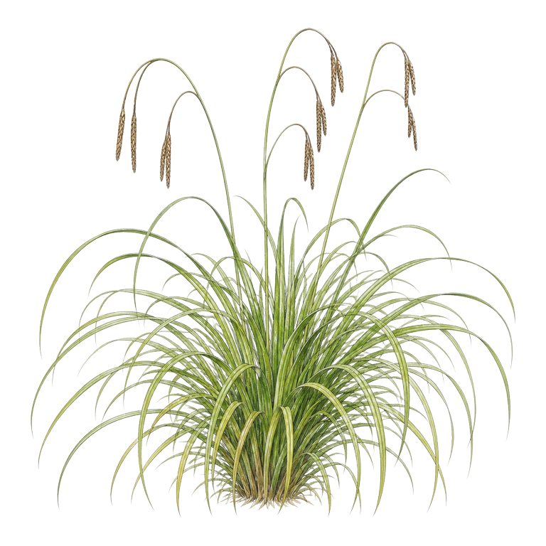 Illustration of a single Azores endemic — Carex leviosa (Carex leviosa) for the Azores species directory